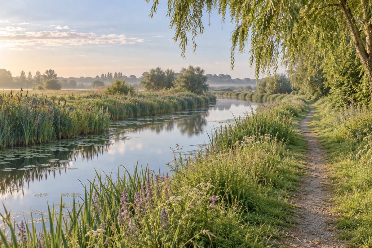 Paysage de nature créé pour inviter à une pause